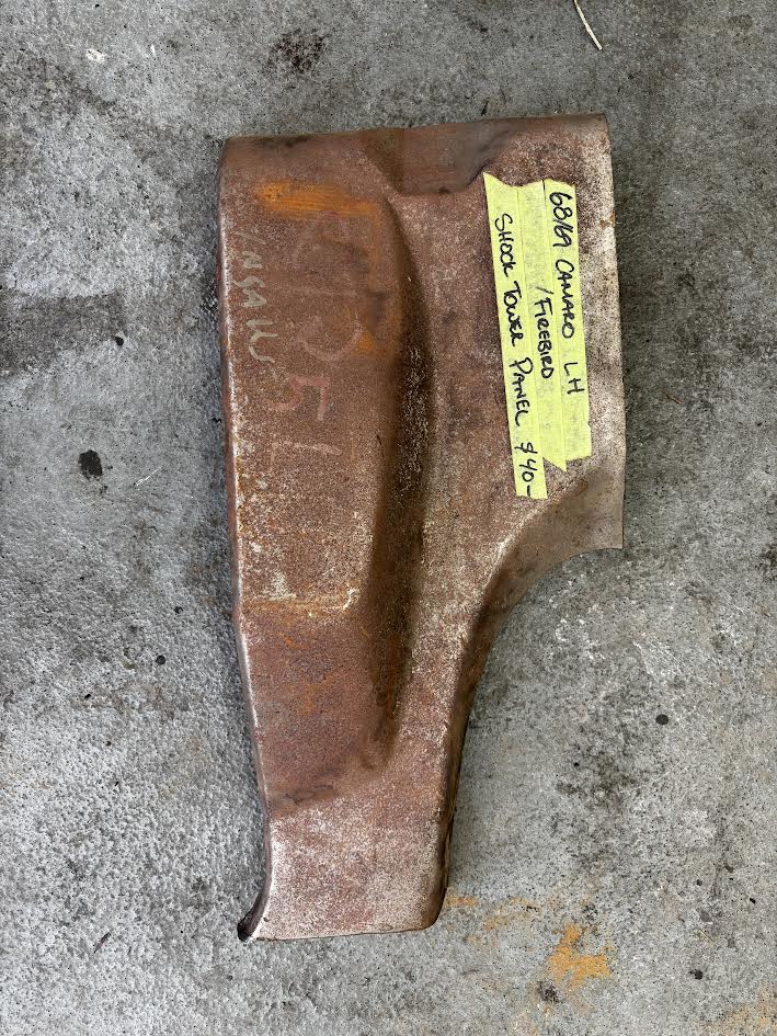 *1968 Chevrolet Camaro, Pontiac Firebird; Shock Tower Panel - Driver