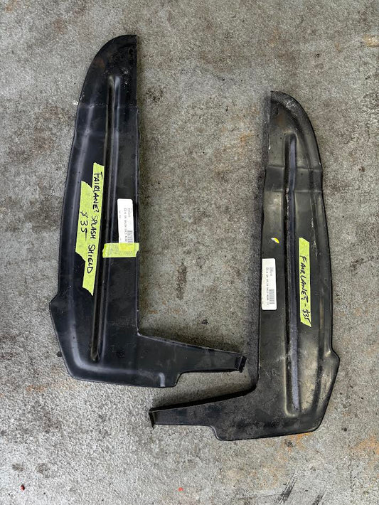 *1965-66 Ford Mustang; Rear Splash Shields - Pair