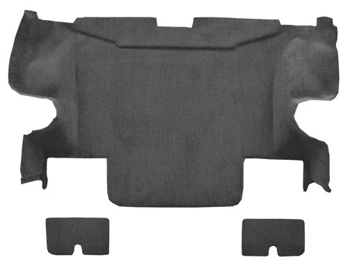 2005-2013 Chevrolet Corvette Convertible Rear 912 Ebony Cutpile Mass