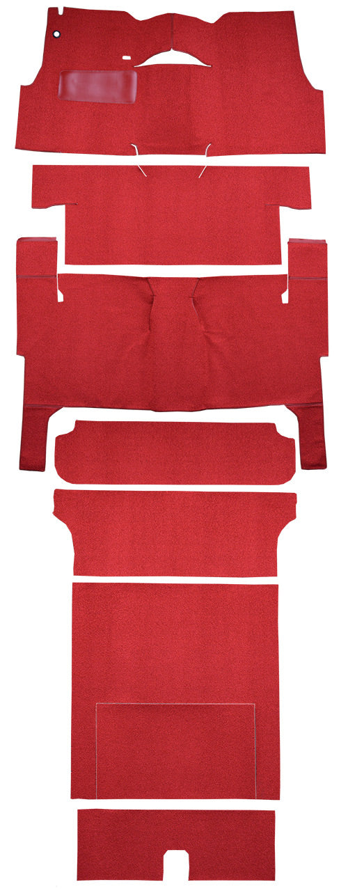 1955 Chevrolet Bel Air Nomad 2DR Wagon Bench Seat Complete 02 Red Loop