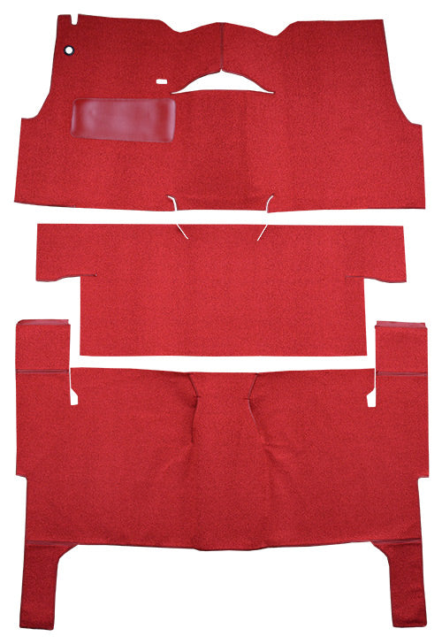 1955 Chevrolet Bel Air Nomad 2DR Wagon Bench Seat Pass Area 02 Red Loop