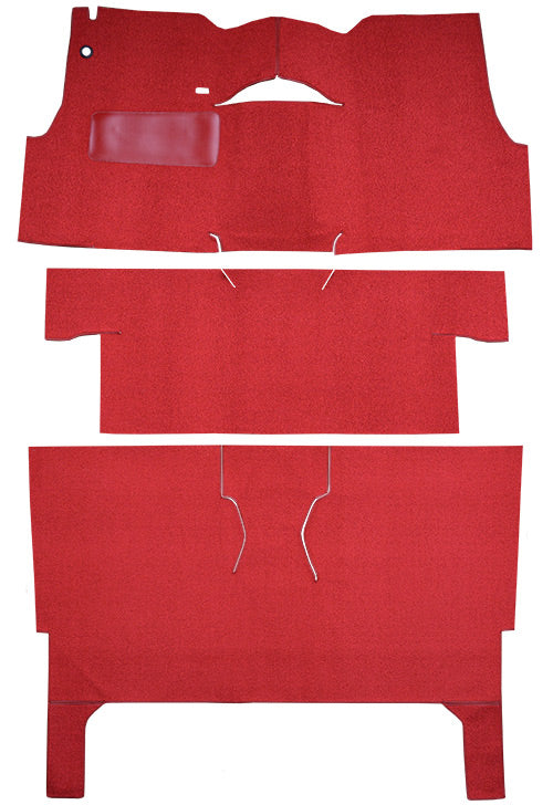 1955 Chevrolet Bel Air Nomad 2DR Wagon Bucket Seat Pass Area 7151 Black Daytona