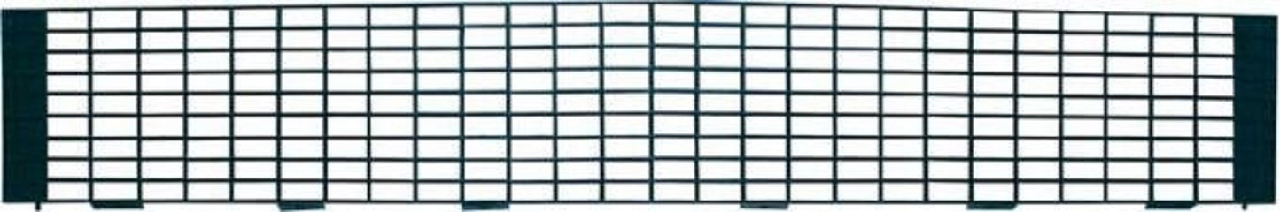 1967 Chevrolet Camaro; Front Grill; Rally Sport; Black