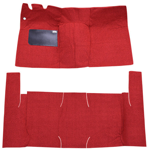 1957 Ford Ranchero Standard Seats Cut & Sewn 10 Dark Brown Loop