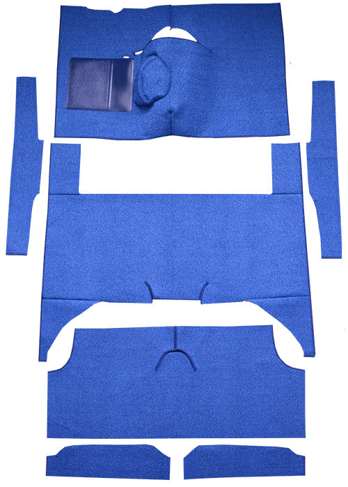 1963-1965 Ford Falcon 4DR Wagon 4spd Bench Seat 8 Cylinder 09 Medium Blue Loop
