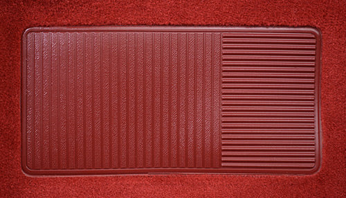 1976-1981 Pontiac Firebird Auto Without Console Floor Shift 7039 Dark Red / Carmine Cutpile Mass