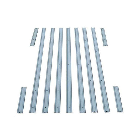 *1967-72 Chevrolet, GMC, Truck, Longbed, Fleetside; Bed Strip Set (11pcs), Zinc