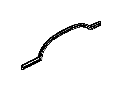 *1982-87 Chevrolet El Camino; Front Wheel Well Molding - Driver