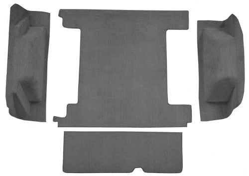 1974-1976 Ford Bronco 2 Gas Tanks With Tailgate Lock Cargo Area 897 Charcoal Cutpile Mass