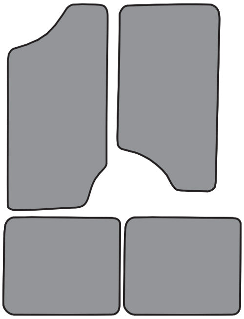 1995-2001 GMC Jimmy Floor Mat 4pc Cutpile (FM100F, FM18R)