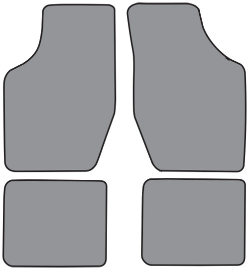 1985-1991 Cadillac Fleetwood Front Wheel Drive Floor Mat 4pc Cutpile (FM12F, FM18R)
