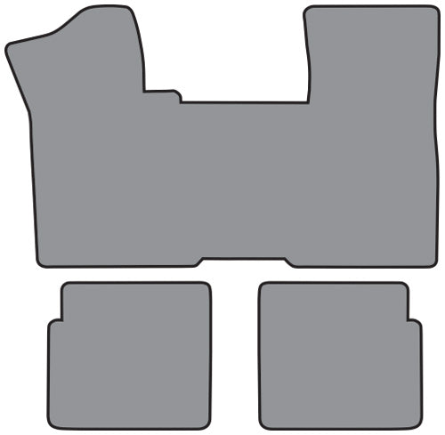 1979-1985 Cadillac Eldorado without Console 1pc Frt & 2pc Rrs Floor Mat Cutpile (FM62, FM62R)