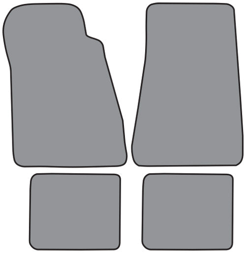1979-1986 Ford LTD Country Squire Floor Mat 4pc Cutpile (FM81F, FM18R)