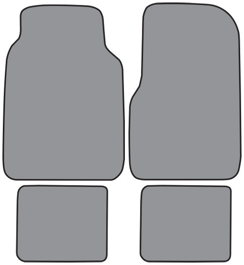 1978-1987 Ford Bronco Floor Mat 4pc Cutpile (FM82F, FM18R)