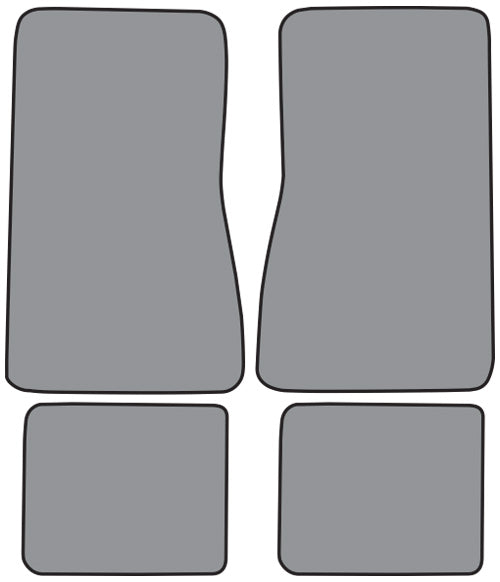 1974-1977 Pontiac Ventura Floor Mat 4pc Cutpile (FM273F, FM18R)