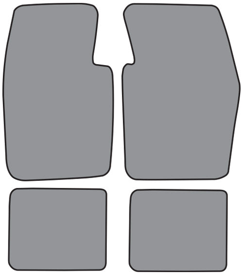 1970-1973 Plymouth Cuda Floor Mat 4pc Loop (FM692F, FM18R)