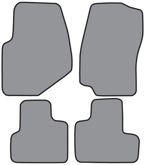 2002-2009 Chevrolet Trailblazer Floor Mat 4pc Cutpile (FM282, FM282R)