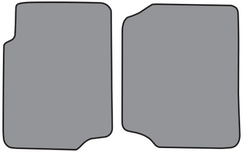 1976-1986 Jeep CJ7 Floor Mat Frt Row 2pc Cutpile (FM166F)