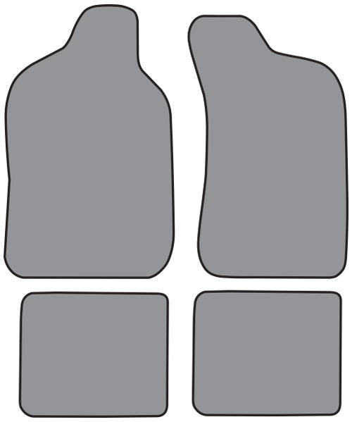 1989-1996 Suzuki Sidekick Floor Mat 4pc Cutpile (A5209F, FM18R)