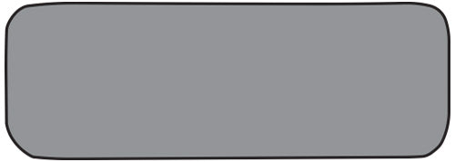 1991-1996 Chevrolet Caprice 4DR Wagon Rear Facing Floor Mat 3rd Row 1pc Cutpile (P89R)