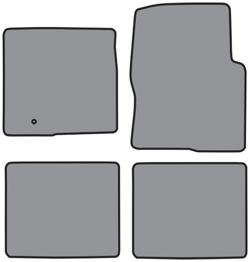 2009-2014 Ford F-150 Crew Cab Floor Mat 4pc Cutpile (FM335, FM335R)