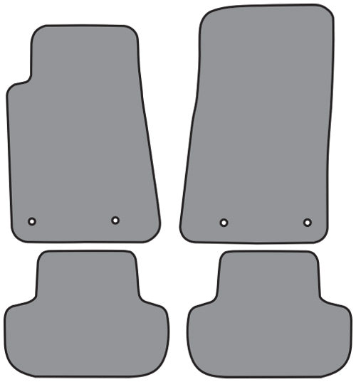 2010-2015 Chevrolet Camaro Floor Mat 4pc Cutpile (FM341F, FM341R)