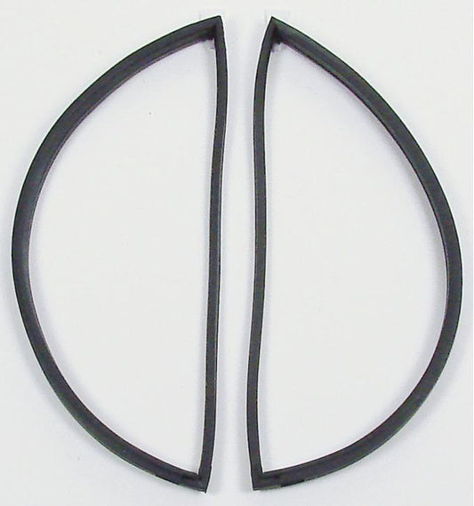 *1973–1991 GM Trucks; Rear Doors Fixed Vent Glass Weatherstrip Seals - Pair