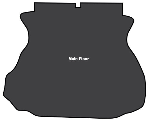 1994-2004 Ford Mustang Coupe Trunk Sound Deadener 1pc Mastic with Pad