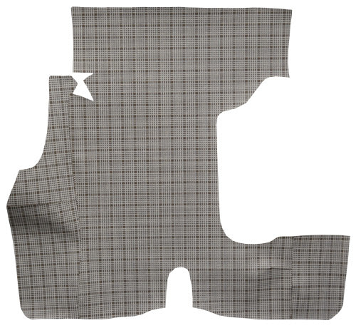 1957 Ford Fairlane 500 2DR Hardtop Trunk Mat 21F Large Plaid Fleece