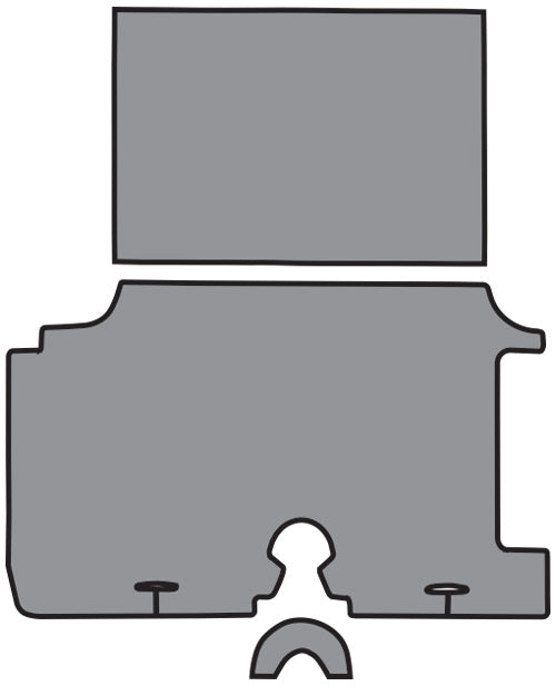 1959 Chevrolet Impala Trunk Mat 15V GM Waffle TM Vinyl