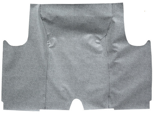 1962-1963 Ford Fairlane Trunk Mat 26F Black & Gray Basket Fleece