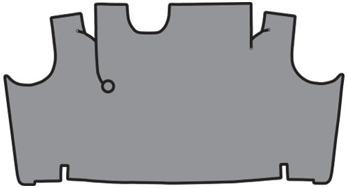 1966-1967 Ford Falcon Trunk Mat 08V Mustang Plaid TM Vinyl