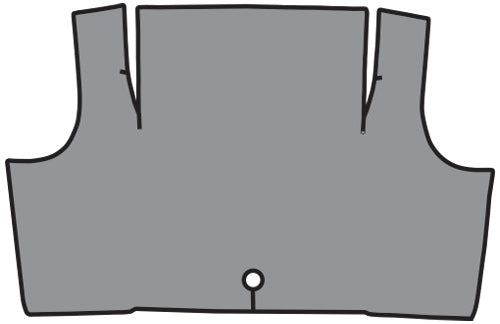 1967-1968 Mercury Cougar Coupe Trunk Mat 08V Mustang Plaid TM Vinyl