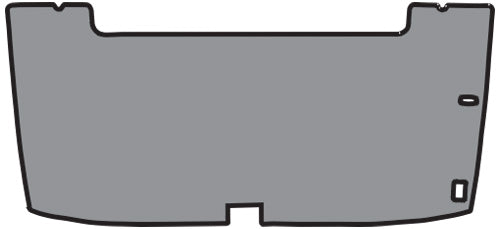 1967-1969 Plymouth Barracuda Fastback Trunk Mat 01V Gray Plaid TM Vinyl