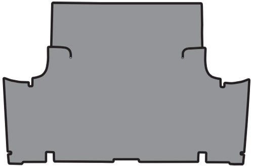 1971-1973 Mercury Cougar Coupe/Convertible Trunk Mat 10V Dark Gray Ford Spatter TM Vinyl