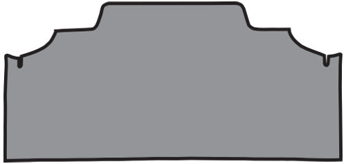 1972-1973 Mercury Montego GT Trunk Mat 11V Light Gray Spatter TM Vinyl