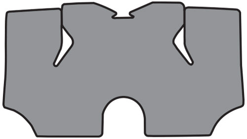1973-1977 Oldsmobile Cutlass Trunk Mat 17FT Charcoal TM Felt