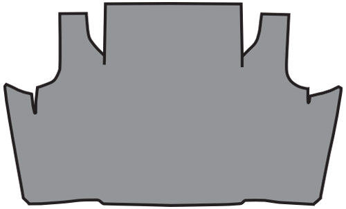 1970-1971 Ford Torino Trunk Mat 2DR Hardtop/Convertible Wo/Gas Filler Cut 06V Tan Plaid TM Vinyl