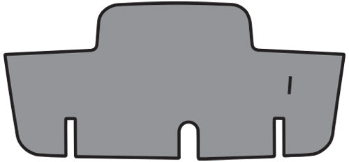 1970 American Motors Javelin Trunk Mat 54AMC Blue Herringon TM Foam