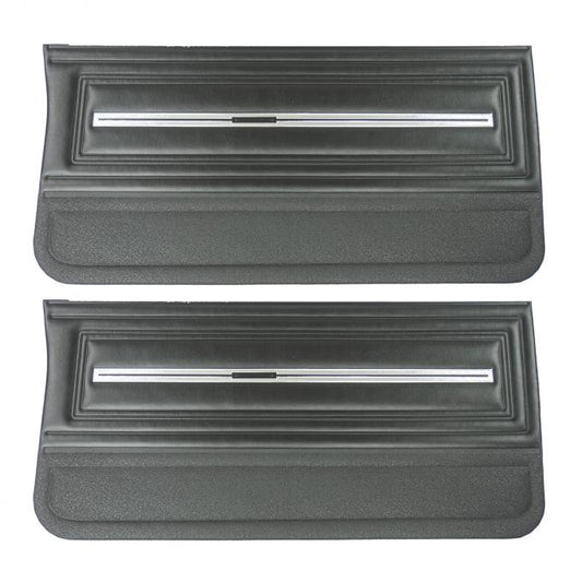 *1966 Chevrolet Chevelle; Front Door Panels - Black, Pair