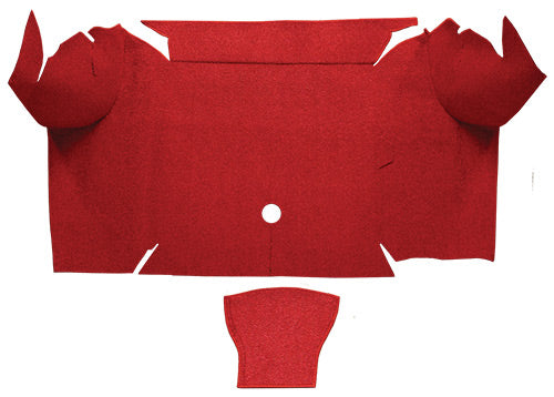 1967-1968 Ford Mustang Convertible Trunk Kit Floor Only Trunk Mat 1053A Silver Essex