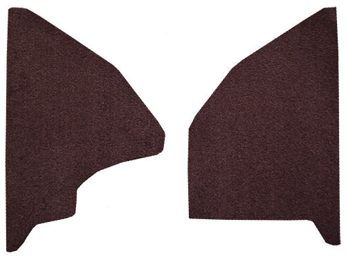1975-1979 Ford F-250 Kick Panel Inserts 825 Maroon Cutpile Mass