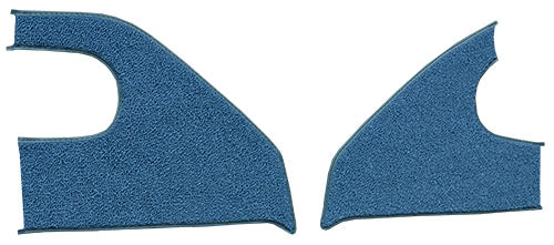 1967-1972 GMC C25/C2500 Suburban Kick Panel Inserts With Cardboard 12 Dark Saddle Loop