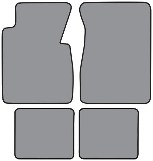 1956 Chevrolet Bel Air Nomad 2DR Wagon Floor Mat 4pc Daytona (FM357F, FM2R)