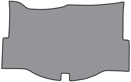 1958-1960 Chevrolet Corvette Trunk Mat D-4 Blue Tuxedo