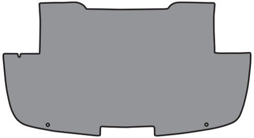 1961-1962 Chevrolet Corvette Trunk Mat C-3 Red Tuxedo
