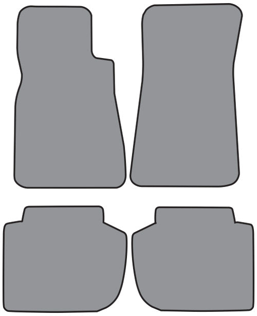 1971-1973 Cadillac Eldorado Floor Mat 4pc Loop (FM14F, FM60R)