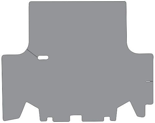 1970-1973 Dodge Dart Swinger Trunk Mat 01V Gray Plaid TM Vinyl
