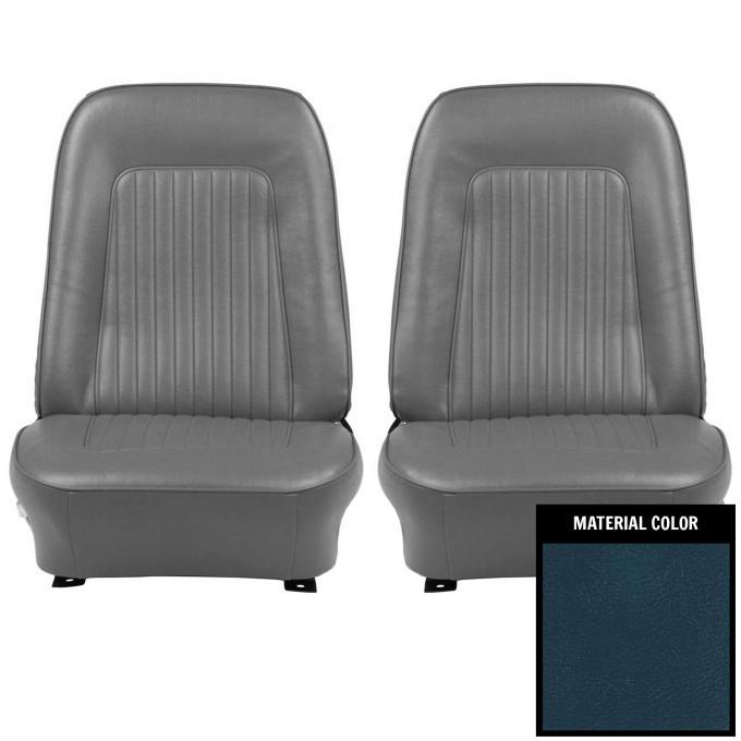*1969 Chevrolet Camaro; Standard Front Bucket Seat Covers - Dark Blue