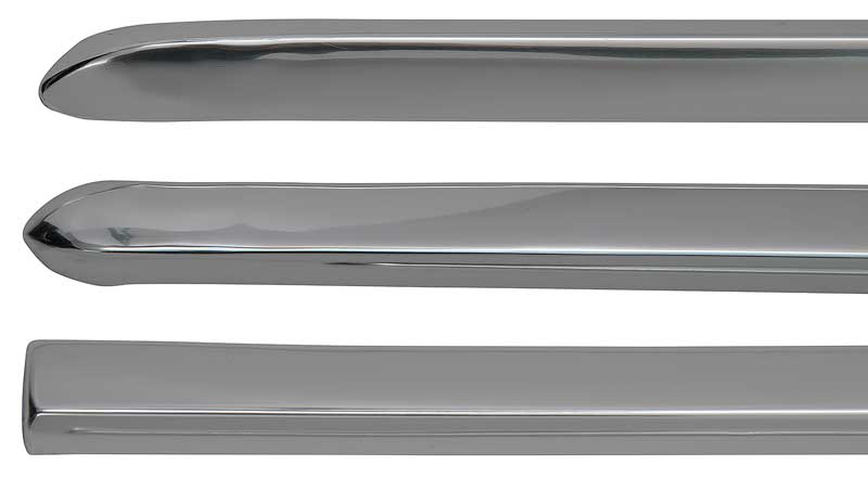 *1968-74 Chevy II Nova SS; Lower Side Body Rocker Molding Set, Deluxe (8pcs)
